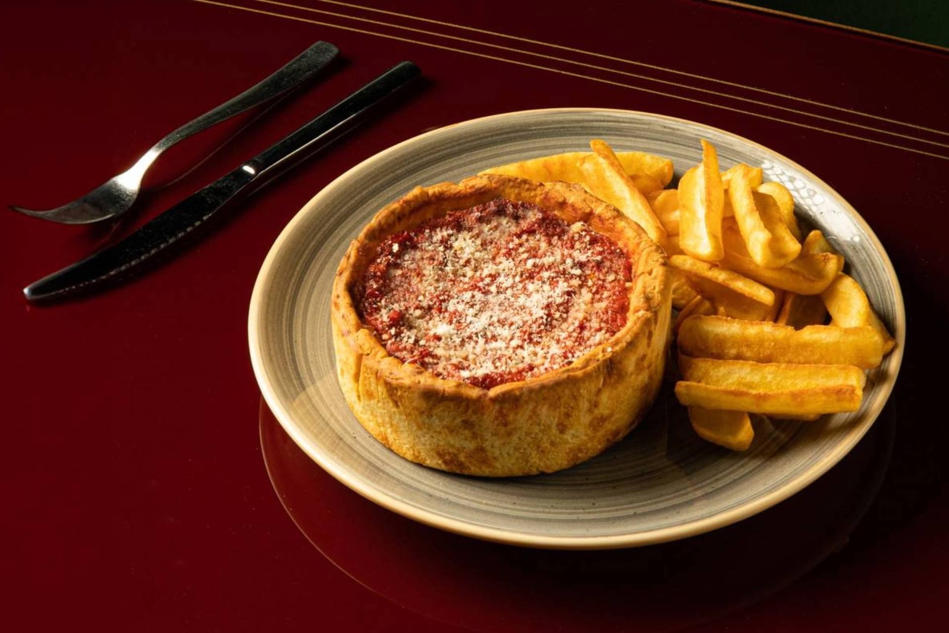 Chicago Deep-Dish Pizza